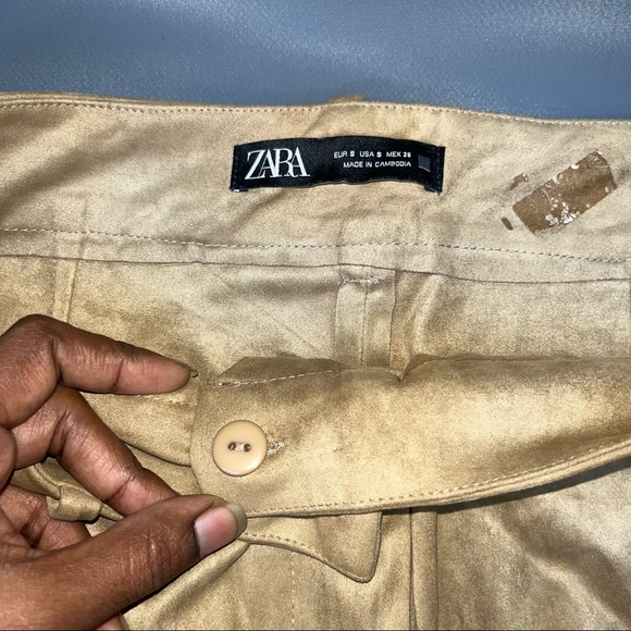 Original zara velvet pant - Picture 6 of 9